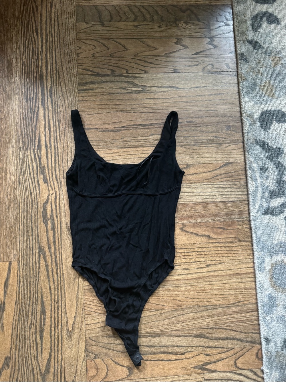 Princess Polly Black Scoop Neck Bodysuit